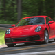 The Porsche 911 Carrera in Guards Red.